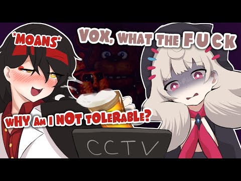 Vox slowly gets more drunk while Reimu is in terror