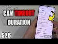 How to Set Camera Timeout Duration on Galaxy S26