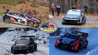 Best of Tests Day Rallye Monte Carlo WRC 2024 WRC Rally1 (Ogier, Neuville, Mikkelsen)