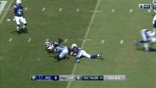 09/10/2017 - week 1 - Sammy Watkins hauls in his first regular season catch in a Los Angeles Rams u