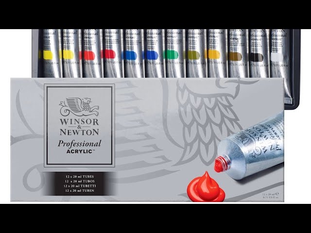 Winsor & Newton Professional Acrylics UNBOXING 