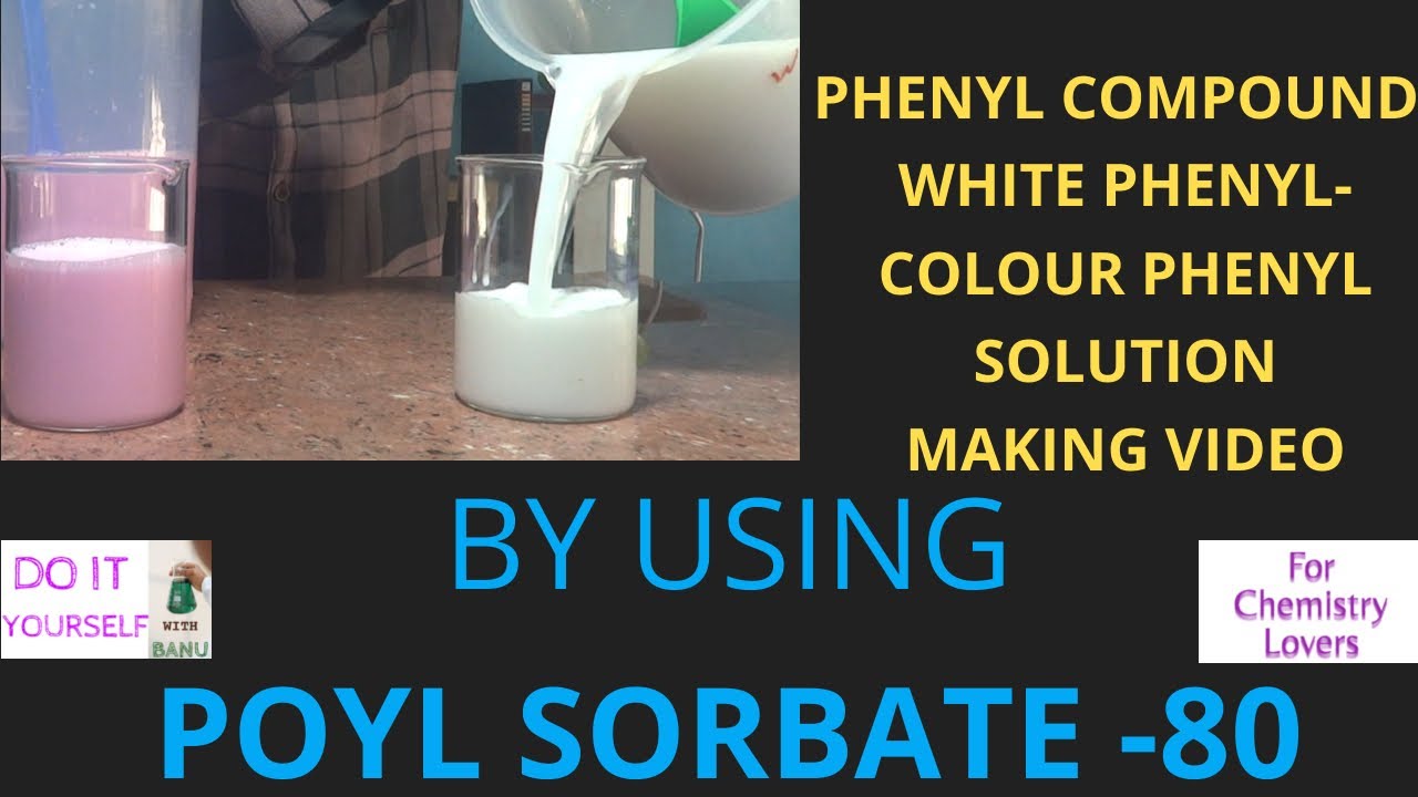 PREPARATION OF PHENYL COMPOUNDBY USING POLY SORBATE-80.