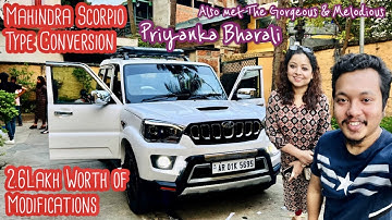 Old Scorpio Type Conversion to Scorpio Classic || Ambient Lights & Star Roof  ft. @wondercarsindia