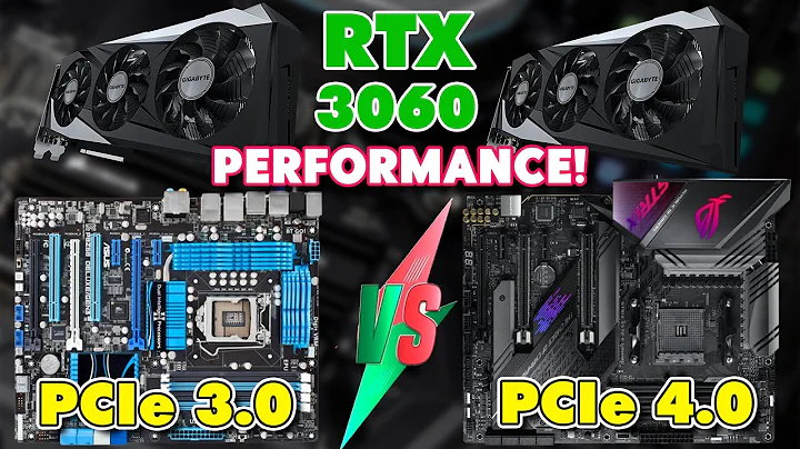 RTX 3060在PCIe Gen 4和Gen 3上的游戏性能对比