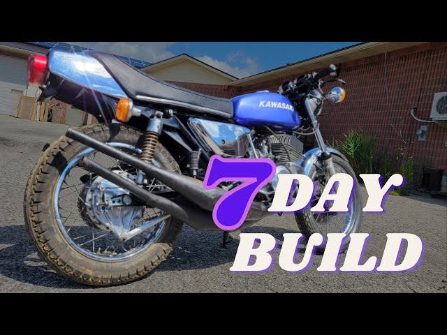 ぶたぱるぴ 1974 Kawasaki H2b 750 - Triple 2 Stroke - Silver Surfer