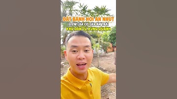 ĐẤT GẦN BÁNH HỎI AN NHỨT - VIEW LÚA CÓ CÂY ĂN TRÁI - KHU DÂN CƯ | NGHĨA BĐS BRVT
