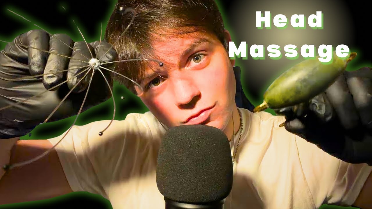 Ultra-Relaxing ASMR Head Massage 🌙 Deep Sleep & Stress Relief - YouTube