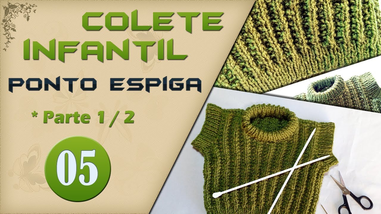 Colete infantil - Parte 1