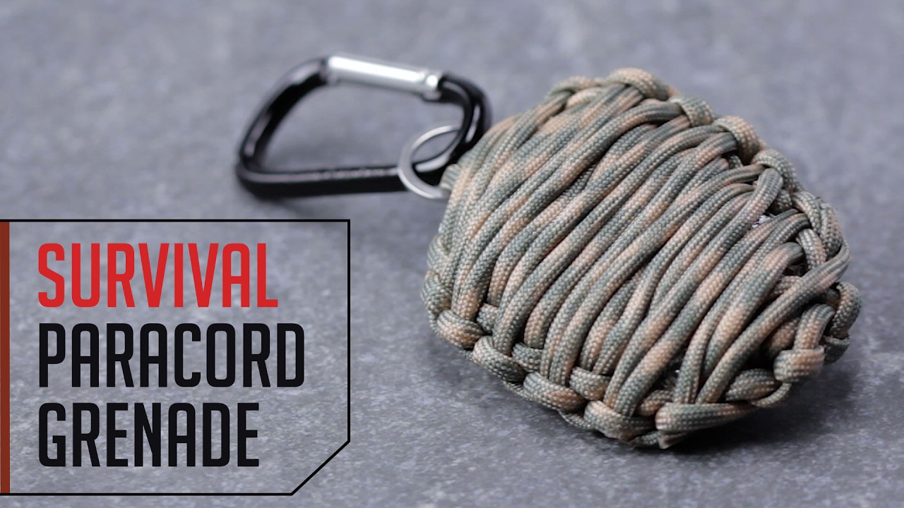 Learn How To Make A This Survival Paracord Grenade 