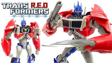 Transformers R.E.D Transformers Prime OPTIMUS PRIME Figure Review