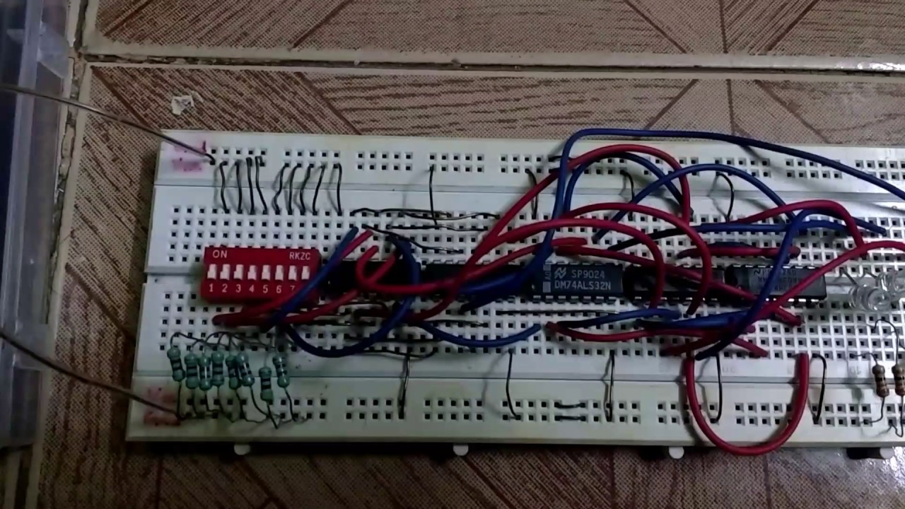 4 Bit Binary Adder - Model - YouTube