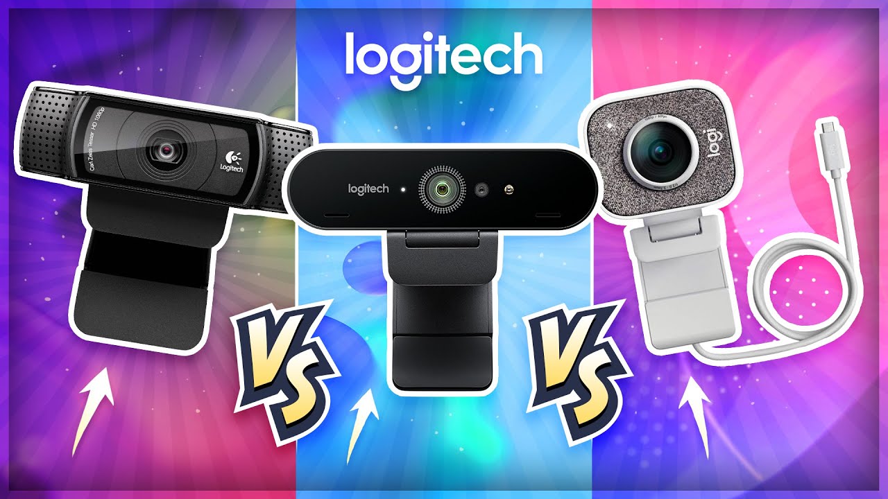 Logitech Webcam Comparison  C920, BRIO 500, StreamCam & BRIO 4K