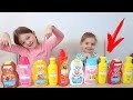 NU Alege SAMPON Slime Challenge Don't Choose Shampoo in Slime Challenge| Will It Slime?