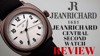 (4K) JEANRICHARD 1681 CENTRAL SECOND MEN'S WATCH REVIEW MODEL: 60320-11-852-FKBA