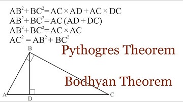 Pythagorean Theorem (Bodhayan Theorem) Theorem 11.9  AC^2 = AB^2 + BC^2 Ch 11 Similarity (Triangles)