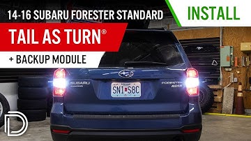 How to Install 2014-2016 Subaru Forester Standard Tail as Turn® + Backup Module | Diode Dynamics