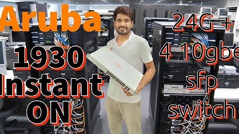 Aruba 1930 instant ON 24G 4 10gbe sfp switch, #arbuda #arubanetworks #hpe @HPE #networking