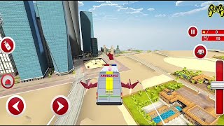 Flying Ambulance Rescue Emergency Drive #Part2  - Android Gameplay 1080p60 screenshot 3