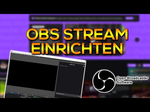 Stream Einrichten mit OBS | 2020