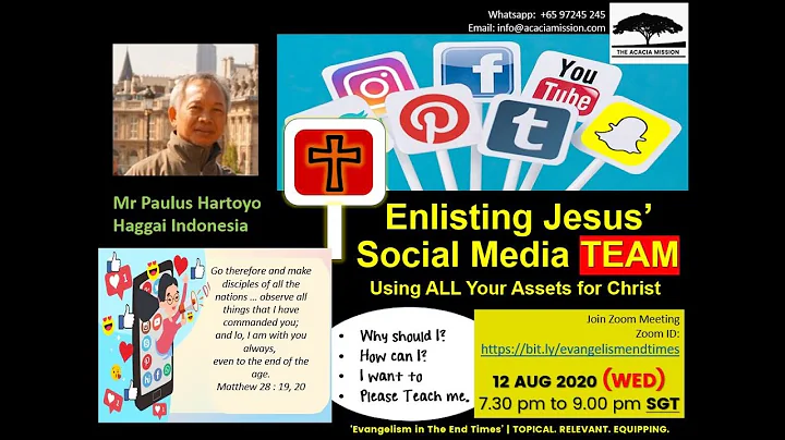 Evangelism | Use of Social Media | Paulus Hartoyo | Acacia Mission