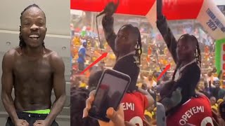 Naira Marley in Trouble as fans Blast him for Singing for Tinubu at APC Campaign Rally Today