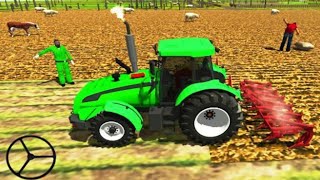 Real Sunflower Ploughing Farm Simulator🚍Tractor Farming Game🚚Traktör Tarım Oyunları🚍Android Gameplay screenshot 5