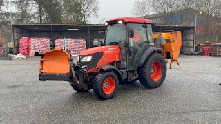 Køb Traktor Kubota M7040 Med Sneplov Og Saltspreder På Klaravik