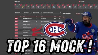 Mock Draft | Repêchage 2024 LNH | Qui tombera dans les mains du Canadiens de Montréal ?
