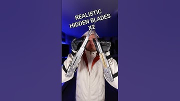 TWO ASSASSINS CREED HIDDEN BLADES #assassinscreed