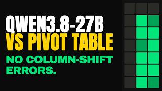 Testing Qwen3.8-27B on a Hard Pivot Table (No Column-Shift Errors)