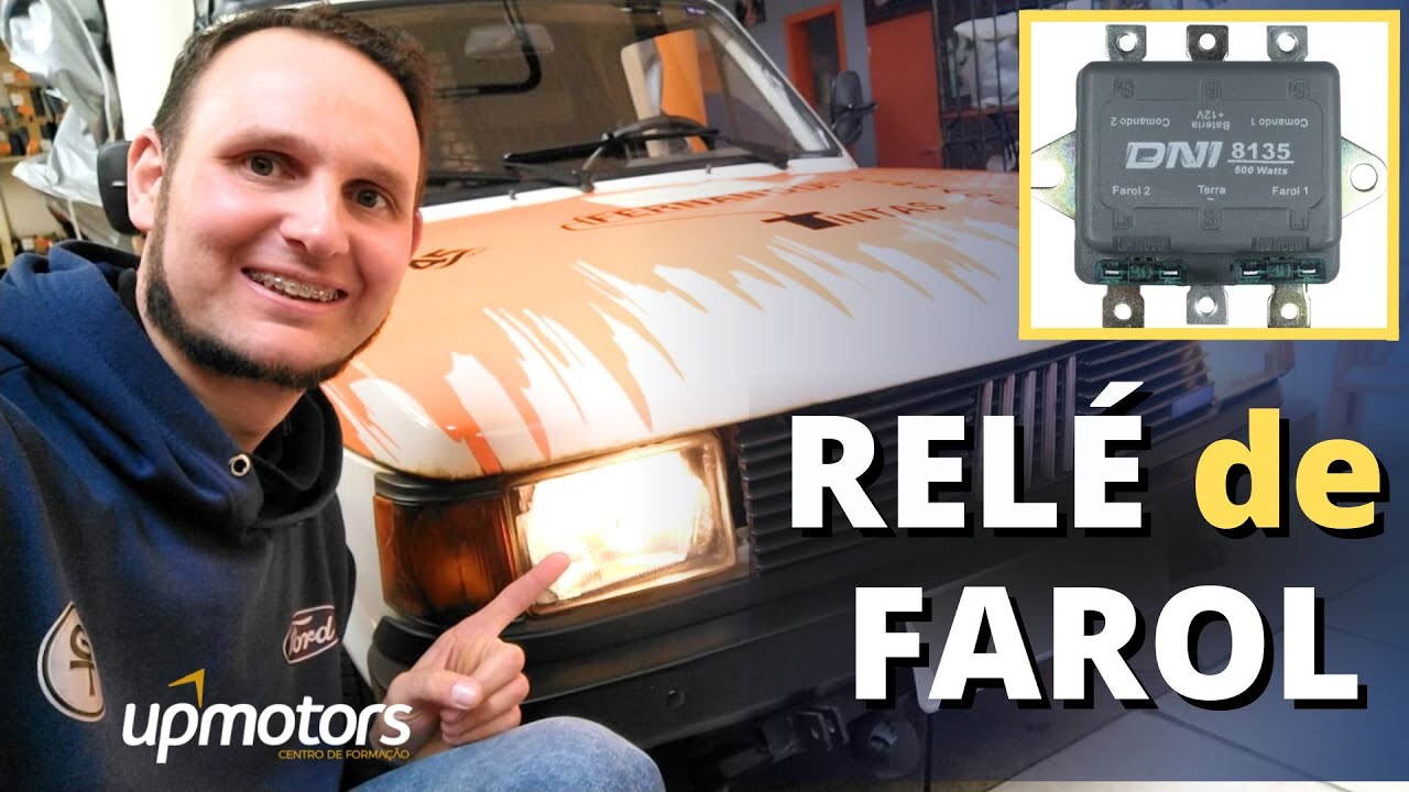 FAROL Super forte com o RELÉ DNI 8135 instalei na Fiorino 147 ; UPMOTORS