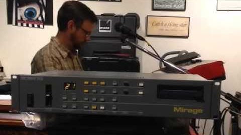 Ensoniq Mirage DMS-8 demo