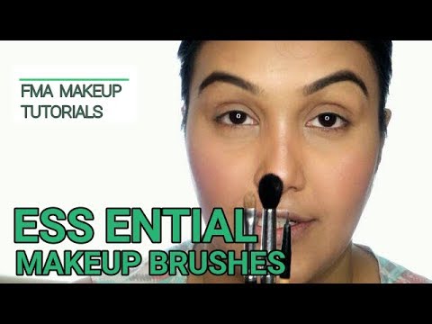 Essential Makeup Brushes for Full face Makeup - FMA Makeup Tutorials