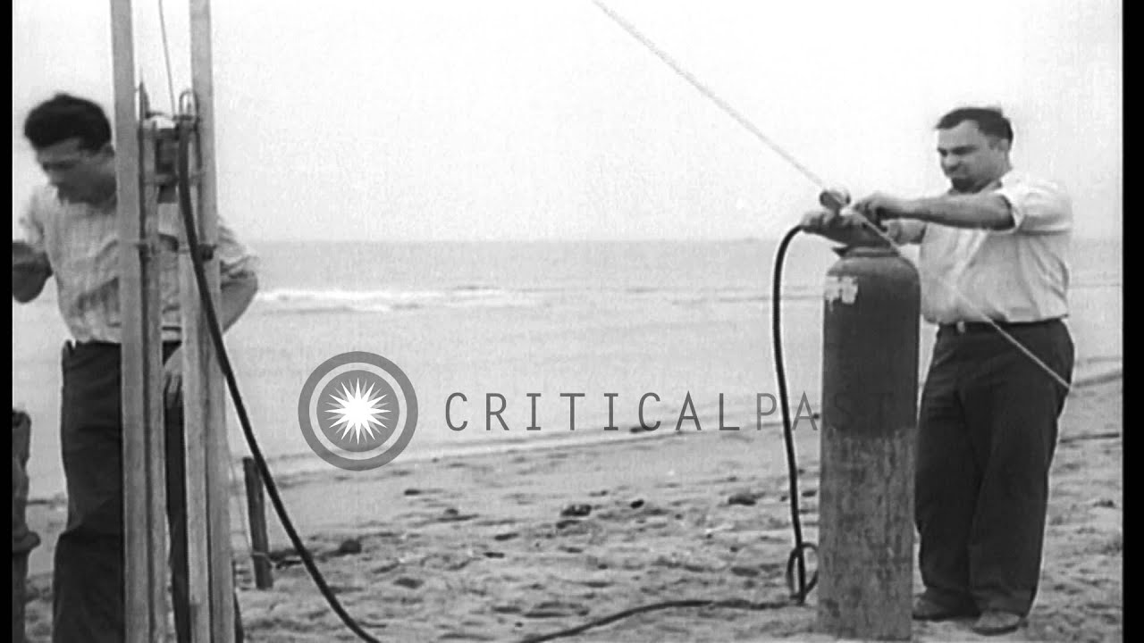 US rocket experimenters launch the world's first liquid fueled rocket in the Unit...HD Stock Footage