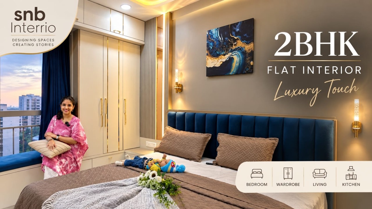 ₹18 Lakh Full 2BHK Interior | 800 sq ft Home Transformation | Wellington | Pride World City | Pune