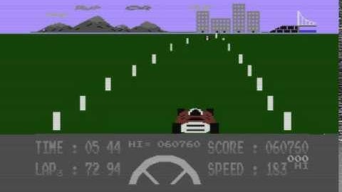 Formula 1 Simulator - Commodore 16 (plus 4)