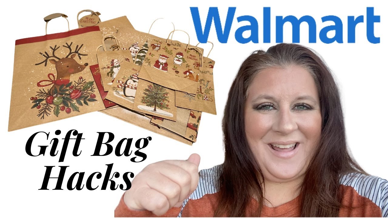 🎄You Won’t BELIEVE How I Used These WALMART Gift Bags YouTube