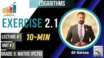 Class 9 Math| Exercise 2.1| Logarithms| PCTB New Book | Scientific Notation  | Ordinary Notation