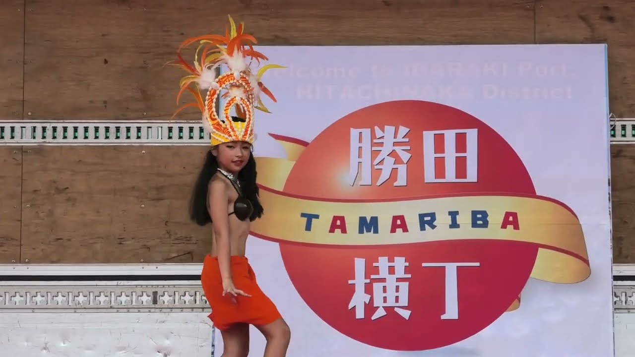 🌸＃エリー・ダンススタジオ#エリーダンス  (＃フラダンス＃タヒチアンダンス) ②　＃ひたちなか祭り＃勝田タマリバ　2022 08 21