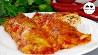 Энчилада enchilada Перед этим НЕ УСТОИШЬ! Рецепт Энчилада с курицей