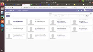 Odoo Active Campaign Connector