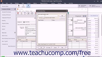 Sage 50 2018 Tutorial The Payments Window Sage Training