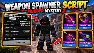 [🍂] TUTORIAL!! BEST MM2 Weapon Spawner Script - Murder Mystery 2 Script | KEYLESS!!