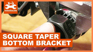 How to install a square taper bottom bracket in 2 easy steps