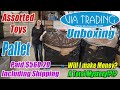 Via Trading Pallet Unboxing - Assorted Toys - Unmanifested - What did I get? - Will I Make Money?