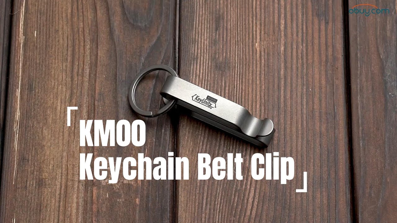 KM03 Titanium Alloy Belt Loop Keychain Clip