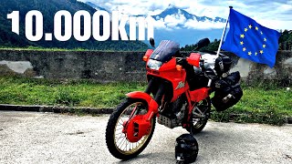 Long Distance Motorcycle Journey on a Honda Dominator 650 / Europe 2020 / Full Travel Adventure