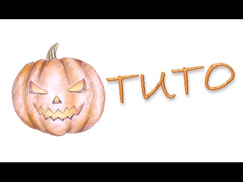 Vidéo: Citrouille En Papier D'Halloween : Technique