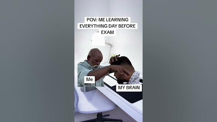 Why Does My Brain Do This Before Every Test?