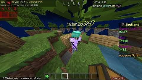 I found a Hacker on Cubecraft